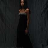 Allegra Long Skirt Black