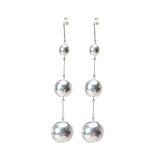 Ball Earrings Silver