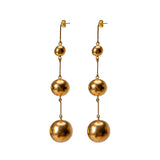 Ball Earrings Gold