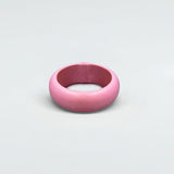 Leather Slim Bracelet Pink