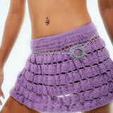 Wave Purple Skirt