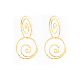 Spiral Earrings Gold